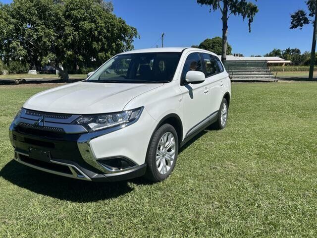 Pre-Owned Mitsubishi Outlander ZL MY21 ES 7 Seat (2WD) Emerald, 2021 Mitsubishi Outlander ZL MY21 ES 7 Seat (2WD) White 6 Speed CVT Auto Sequential Wagon
