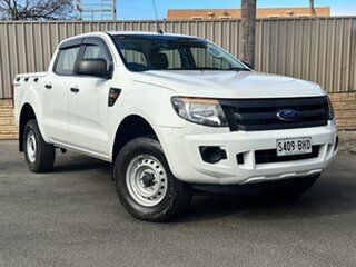 2015 Ford Ranger PX MkII XL 2.2 Hi-Rider (4x2) White 6 Speed Automatic Crew Cab Pickup.