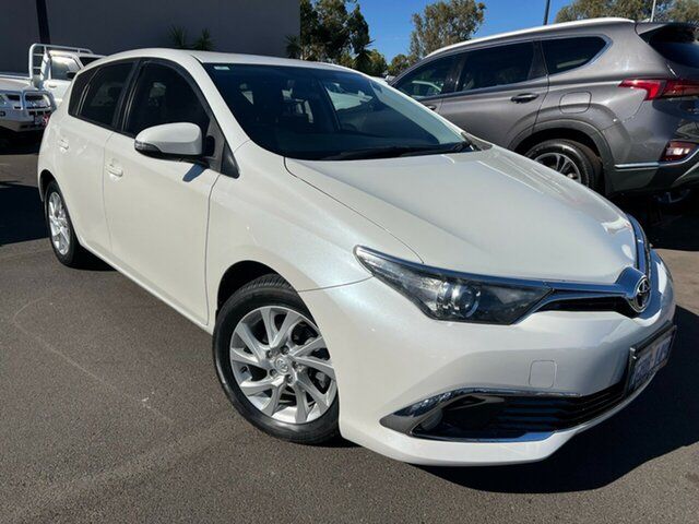 Used Toyota Corolla ZRE182R Ascent Sport S-CVT East Bunbury, 2016 Toyota Corolla ZRE182R Ascent Sport S-CVT White 7 Speed Constant Variable Hatchback
