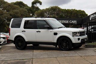 2015 Land Rover Discovery Series 4 L319 MY16 SDV6 SE White 8 Speed Sports Automatic Wagon