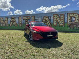2024 Mazda 3 BP2H7A G20 SKYACTIV-Drive Pure Soul Red Crystal 6 Speed Sports Automatic Hatchback.