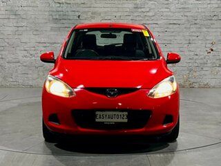 2010 Mazda 2 DE10Y1 MY10 Neo Red 4 Speed Automatic Hatchback.