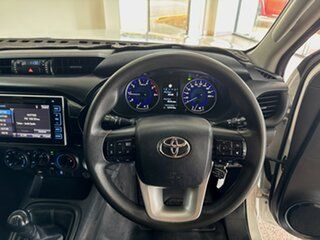 2019 Toyota Hilux GUN136R SR Double Cab 4x2 Hi-Rider White 6 Speed Manual Utility