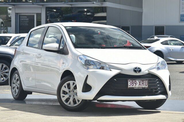 Pre-Owned Toyota Yaris NCP130R Ascent North Lakes, 2017 Toyota Yaris NCP130R Ascent Glacier White 4 Speed Automatic Hatchback