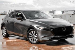 2024 Mazda 3 BP2H7A G20 SKYACTIV-Drive Pure Grey 6 Speed Sports Automatic Hatchback.