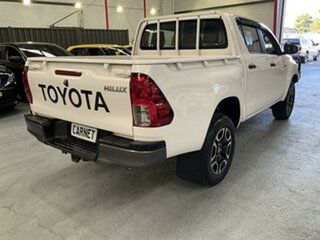 2018 Toyota Hilux GUN125R MY17 Workmate (4x4) White 6 Speed Automatic Dual Cab Utility