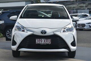 2017 Toyota Yaris NCP130R Ascent Glacier White 4 Speed Automatic Hatchback