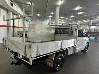 2008 Toyota Hilux TGN16R MY08 Workmate 4x2 White 5 Speed Manual Cab Chassis