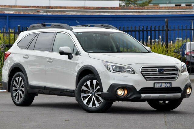 Used Subaru Outback B6A MY16 2.5i CVT AWD Premium Vermont, 2016 Subaru Outback B6A MY16 2.5i CVT AWD Premium White 6 Speed Constant Variable Wagon