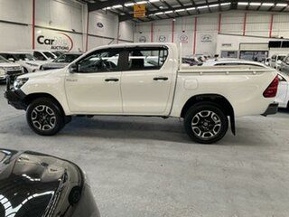 2018 Toyota Hilux GUN125R MY17 Workmate (4x4) White 6 Speed Automatic Dual Cab Utility.