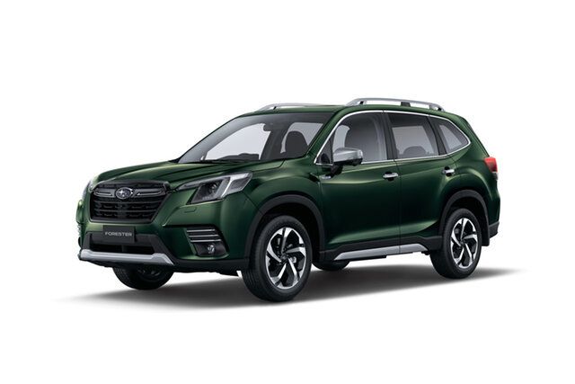 New Subaru Forester S5 MY24 Hybrid S CVT AWD Newstead, 2024 Subaru Forester S5 MY24 Hybrid S CVT AWD Cascade Green - Black Trim 7 Speed Constant Variable