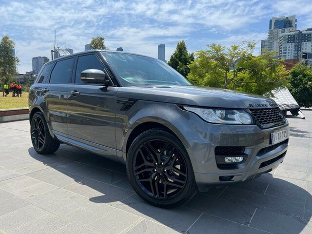 Used Land Rover Range Rover Sport L494 MY14.5 SE South Melbourne, 2014 Land Rover Range Rover Sport L494 MY14.5 SE Grey 8 Speed Sports Automatic Wagon