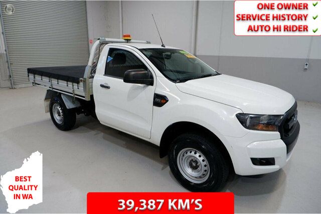 Used Ford Ranger PX MkII 2018.00MY XL Hi-Rider Kenwick, 2017 Ford Ranger PX MkII 2018.00MY XL Hi-Rider White 6 Speed Sports Automatic Cab Chassis