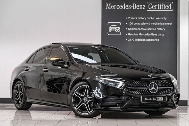 Certified Pre-Owned Mercedes-Benz A-Class V177 802+052MY A180 DCT Narre Warren, 2022 Mercedes-Benz A-Class V177 802+052MY A180 DCT Night Black 7 Speed Sports Automatic Dual Clutch