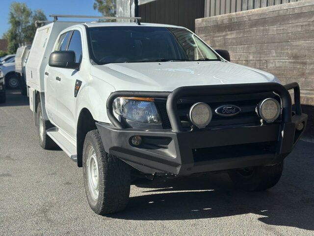 Used Ford Ranger PX XL Labrador, 2014 Ford Ranger PX XL White 6 Speed Sports Automatic Cab Chassis
