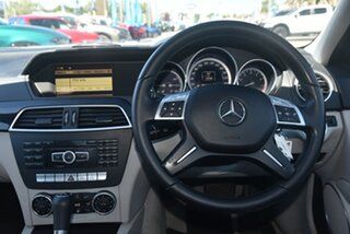 2012 Mercedes-Benz C-Class W204 MY12 C200 BlueEFFICIENCY 7G-Tronic + White 7 Speed Sports Automatic