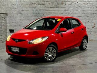 2010 Mazda 2 DE10Y1 MY10 Neo Red 4 Speed Automatic Hatchback.