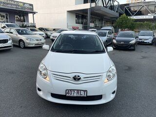 2011 Toyota Corolla ZRE152R MY11 Ascent White 6 Speed Manual Hatchback.