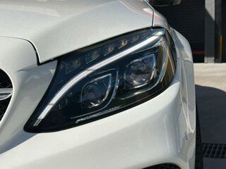 2017 Mercedes-Benz C-Class W205 807+057MY C200 9G-Tronic White 9 Speed Sports Automatic Sedan