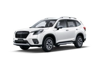 2024 Subaru Forester S5 MY24 Hybrid L CVT AWD White Crystal 7 Speed Constant Variable Wagon.