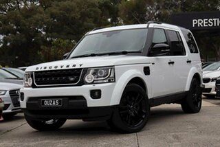 2015 Land Rover Discovery Series 4 L319 MY16 SDV6 SE White 8 Speed Sports Automatic Wagon