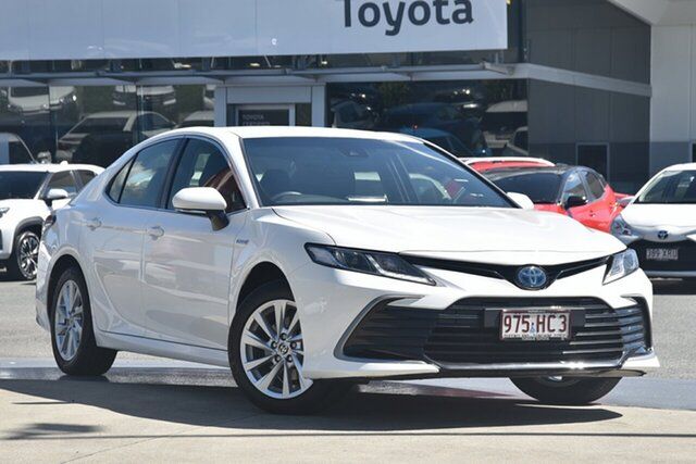 Pre-Owned Toyota Camry Axvh70R Ascent North Lakes, 2023 Toyota Camry Axvh70R Ascent Glacier White 6 Speed Constant Variable Sedan Hybrid