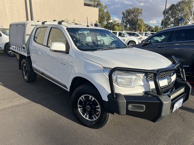 Used Holden Colorado RG MY13 LX Crew Cab East Bunbury, 2012 Holden Colorado RG MY13 LX Crew Cab White 5 Speed Manual Cab Chassis