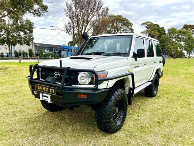 Used Toyota Landcruiser VDJ76R MY12 Update Workmate (4x4) Ferntree Gully, 2012 Toyota Landcruiser VDJ76R MY12 Update Workmate (4x4) White 5 Speed Manual Wagon