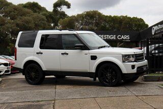 2015 Land Rover Discovery Series 4 L319 MY16 SDV6 SE White 8 Speed Sports Automatic Wagon.