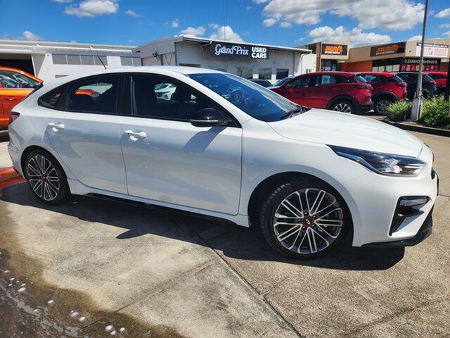 Used Kia Cerato BD MY19 GT DCT Caboolture, 2019 Kia Cerato BD MY19 GT DCT White 7 Speed Automatic Hatchback