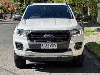2020 Ford Ranger PX MkIII 2020.25MY Wildtrak White 10 Speed Sports Automatic Double Cab Pick Up.