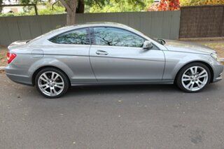 2012 Mercedes-Benz C-Class C204 C180 BlueEFFICIENCY 7G-Tronic + Grey 7 Speed Sports Automatic Coupe