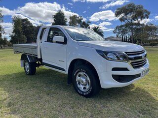 2017 Holden Colorado RG MY17 LS (4x2) White 6 Speed Manual Cab Chassis.