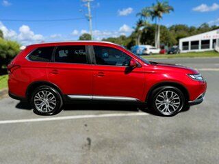 2017 Mitsubishi Outlander ZK MY17 LS (4x2) Red Continuous Variable Wagon.