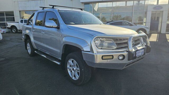 Used Volkswagen Amarok 2H MY13 TDI420 4Motion Perm Highline Morley, 2013 Volkswagen Amarok 2H MY13 TDI420 4Motion Perm Highline Silver 8 Speed Automatic Utility