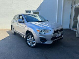 2014 Mitsubishi ASX XB MY14 2WD Silver 6 Speed Constant Variable Wagon.