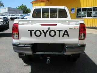2017 Toyota Hilux GUN126R SR Double Cab White 6 Speed Manual Cab Chassis