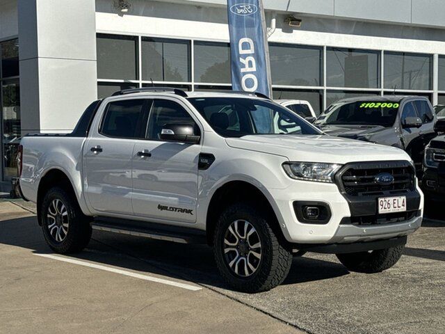 Used Ford Ranger PX MkIII 2019.00MY Wildtrak Beaudesert, 2019 Ford Ranger PX MkIII 2019.00MY Wildtrak White 6 Speed Sports Automatic Double Cab Pick Up