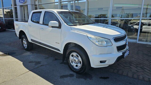 Used Holden Colorado RG MY14 LX Crew Cab Morley, 2014 Holden Colorado RG MY14 LX Crew Cab White 6 Speed Sports Automatic Utility
