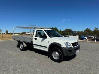 2006 Holden Rodeo RA MY06 Upgrade LX White 5 Speed Manual Cab Chassis.