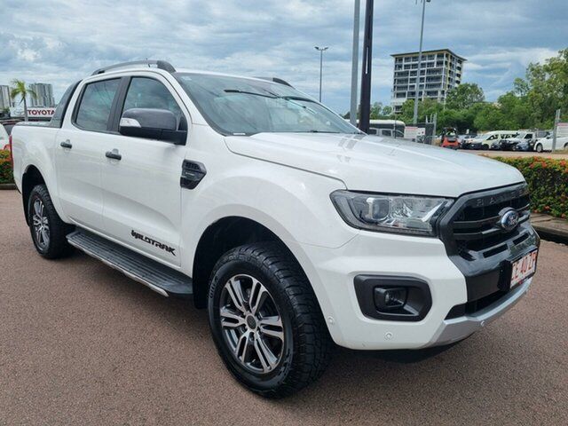 Used Ford Ranger PX MkIII 2021.25MY Wildtrak Stuart Park, 2021 Ford Ranger PX MkIII 2021.25MY Wildtrak White 10 Speed Sports Automatic Double Cab Pick Up