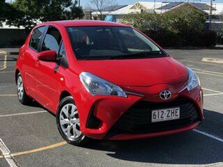2019 Toyota Yaris NCP130R Ascent Red 5 Speed Manual Hatchback.