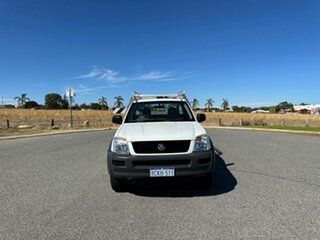 2006 Holden Rodeo RA MY06 Upgrade LX White 5 Speed Manual Cab Chassis.
