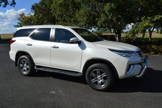 2015 Toyota Fortuner GUN156R GXL Crystal Pearl 6 Speed Automatic Wagon.