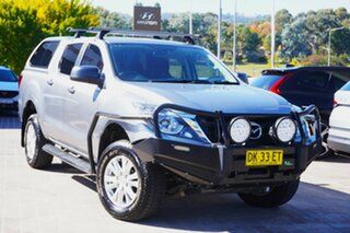 2019 Mazda BT-50 UR0YG1 XT Silver 6 Speed Sports Automatic Cab Chassis.
