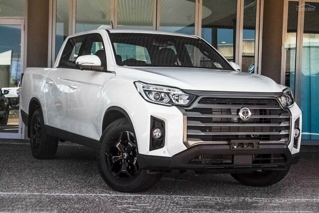 New Ssangyong Musso Q261 MY24 Ultimate Crew Cab Christies Beach, 2024 Ssangyong Musso Q261 MY24 Ultimate Crew Cab White 6 Speed Sports Automatic Utility