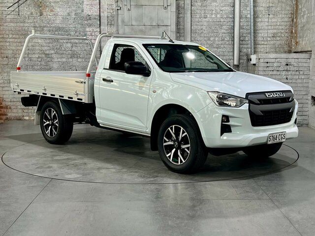 Used Isuzu D-MAX RG MY22 SX 4x2 High Ride Mile End South, 2021 Isuzu D-MAX RG MY22 SX 4x2 High Ride White 6 Speed Manual Cab Chassis