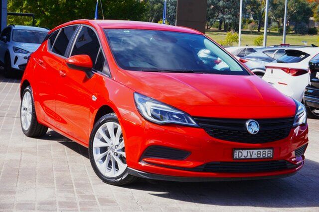 Used Holden Astra BK MY18.5 R Phillip, 2018 Holden Astra BK MY18.5 R Red 6 Speed Sports Automatic Hatchback