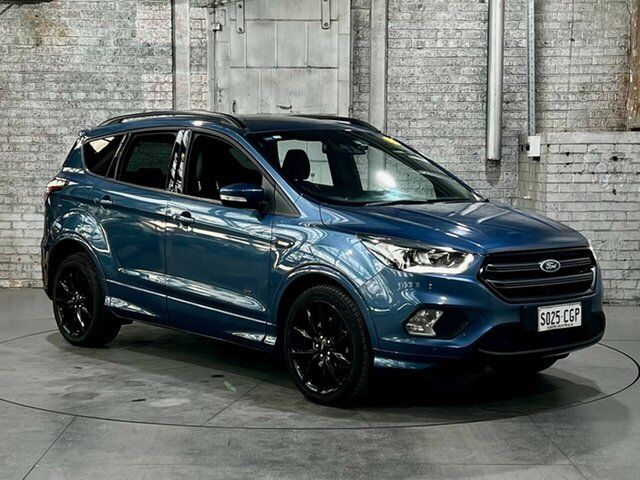 Used Ford Escape ZG 2018.75MY ST-Line Mile End South, 2018 Ford Escape ZG 2018.75MY ST-Line Blue 6 Speed Sports Automatic SUV