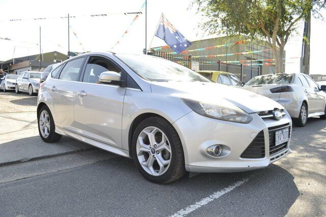 Used Ford Focus LW Sport Hoppers Crossing, 2012 Ford Focus LW Sport Silver 6 Speed Automatic Hatchback